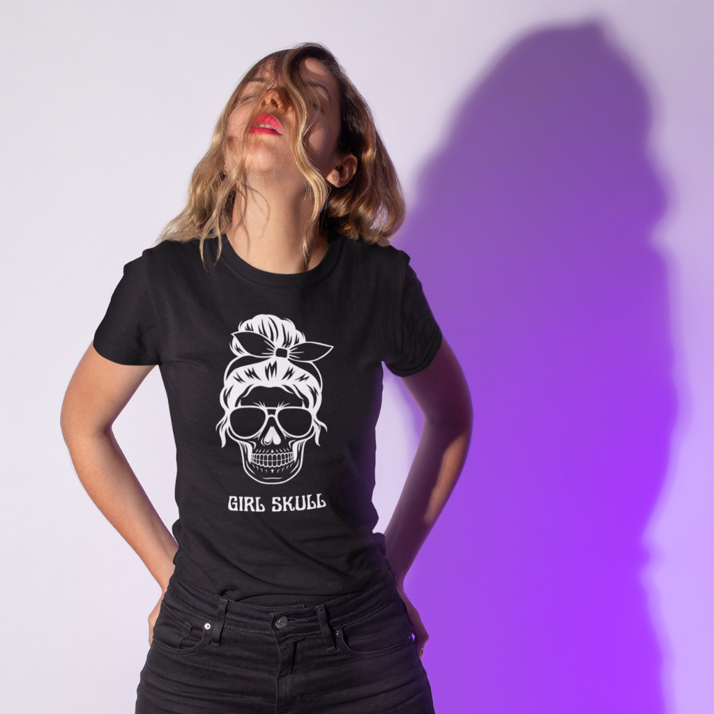 Женска Тениска -Girl Skull LIMITED EDITION