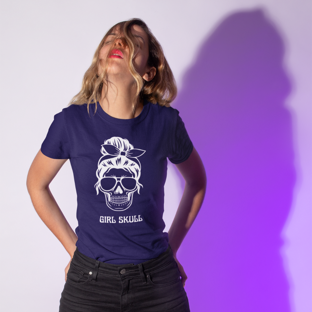Женска Тениска -Girl Skull LIMITED EDITION